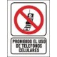 Prohibido el uso de celulares COD 1015